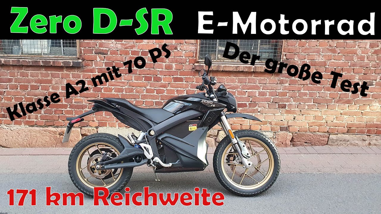 Zero D-SR - Stärktes A2- Motorrad (70 PS) - Vorstellung  Elektro - Motorrad