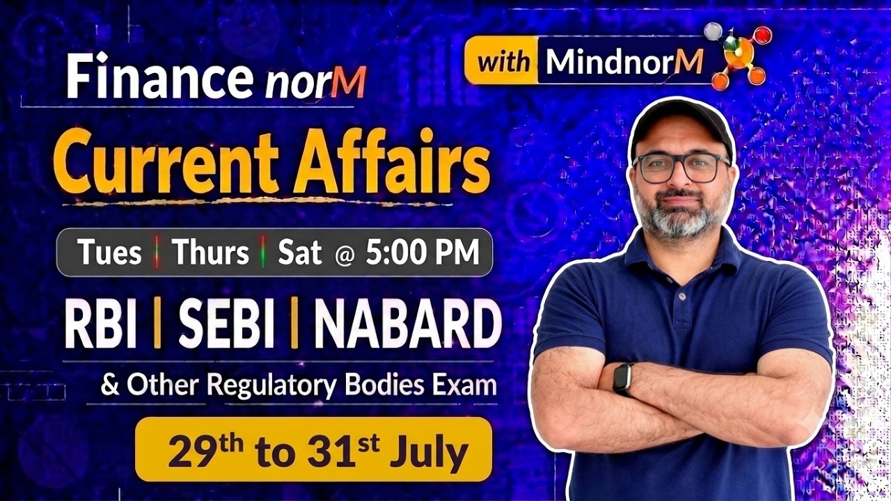 Finance Current Affairs for RBI Grade B | RBI Grade B Classes | RBI Preparation 2027 | Madhav Sir