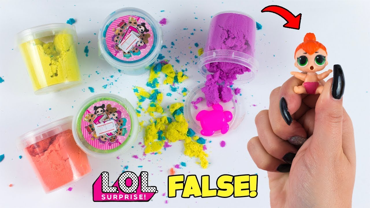 LOL SURPRISE FAKE DENTRO LA SABBIA!
