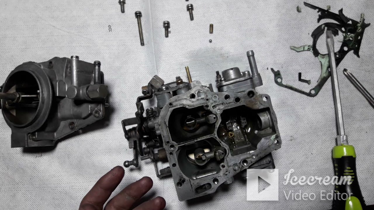 Mitsubishi Sapporo - Desarme y Armado de Carburadores Solex Mikuni