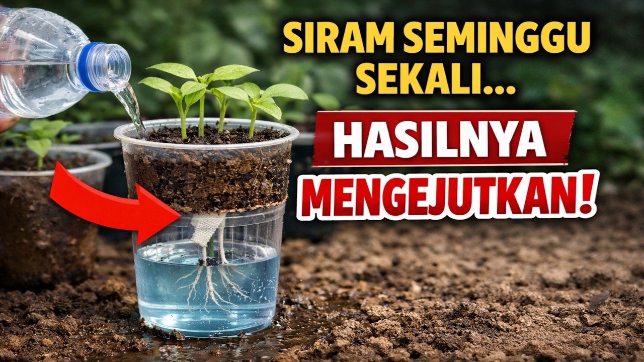 Rahasia Tukang Kebun MALAS: Siram Bibit Cuma Seminggu Sekali, Hasilnya BIKIN KAGET!