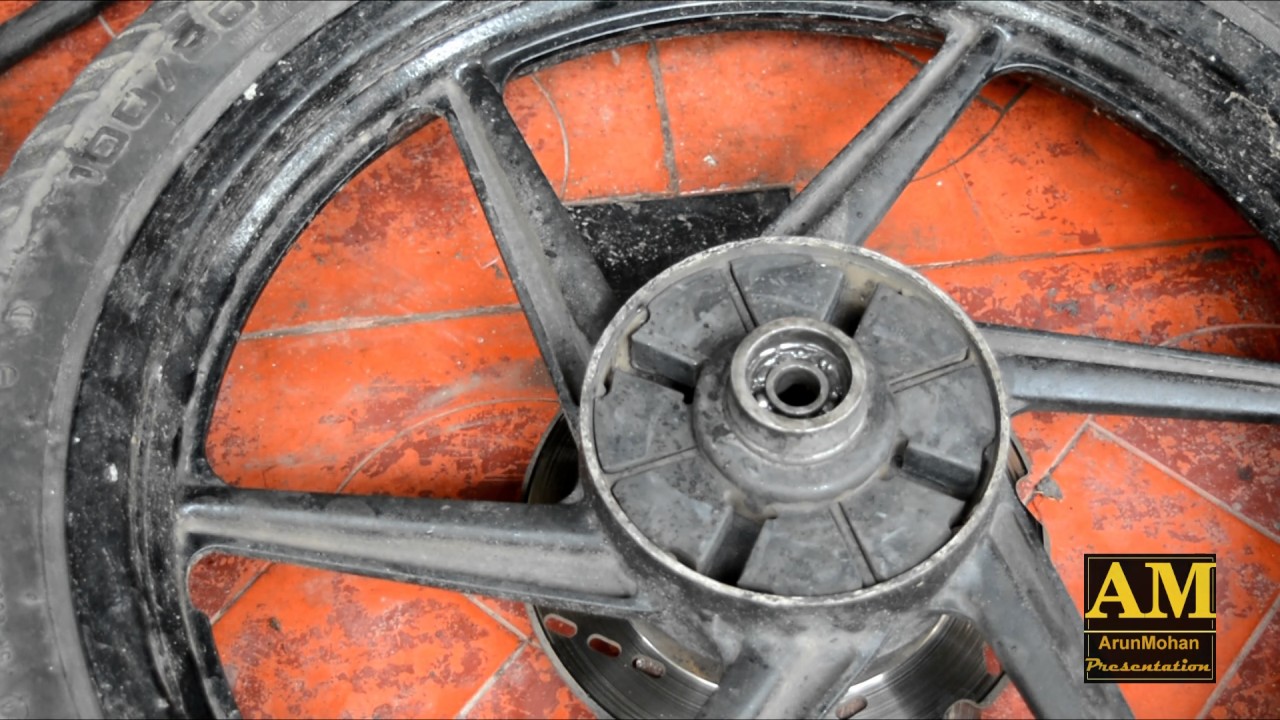 Changing Motorcycle Wheel Bearing | TVS Apache RTR | Rear Wheel | BIKE | DIY
