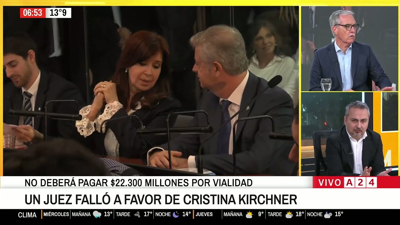 🔴 UN JUEZ FALLÓ A FAVOR DE CRISTINA KIRCHNER