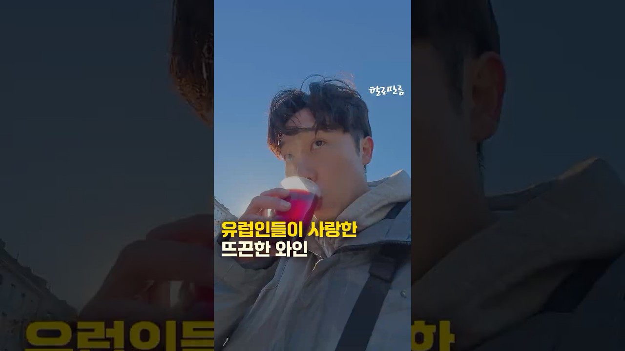 유럽 사람들이 사랑하는 겨울음료🍷 #shorts