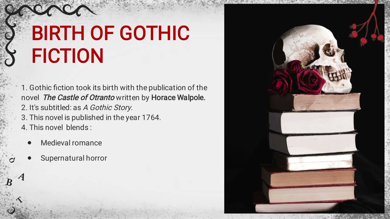 Gothic fiction: Birth of Darkness in Age of Reason 