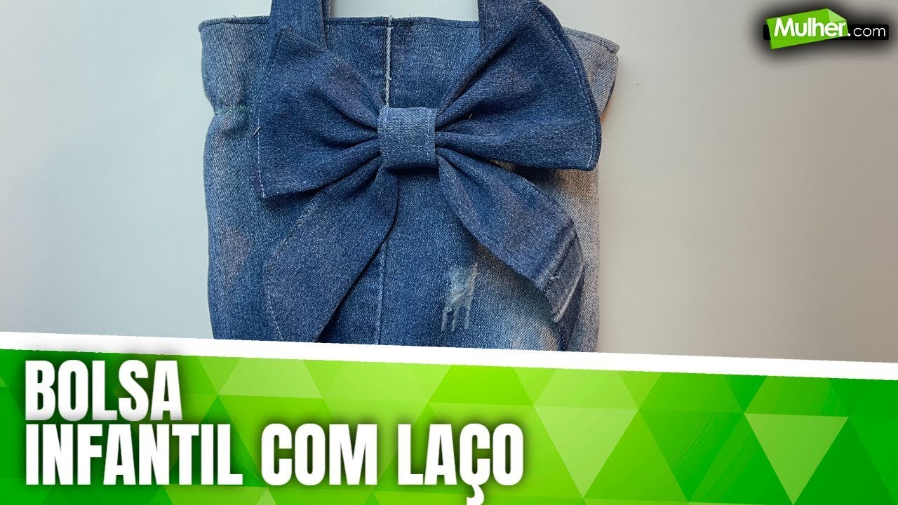Como fazer Bolsa Infantil com La&ccedil;o