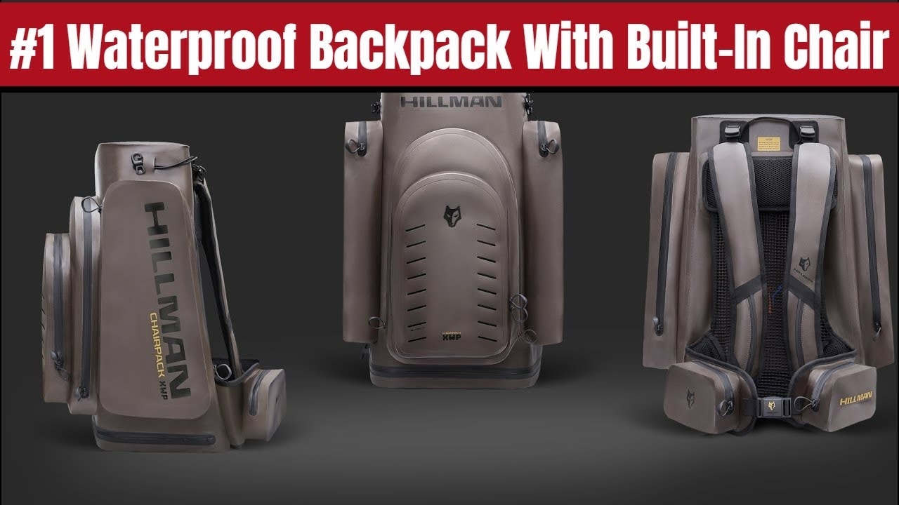 The Ultimate Waterproof Backpack With Built-In Chair! Hunting & Outdoor Gear Review
