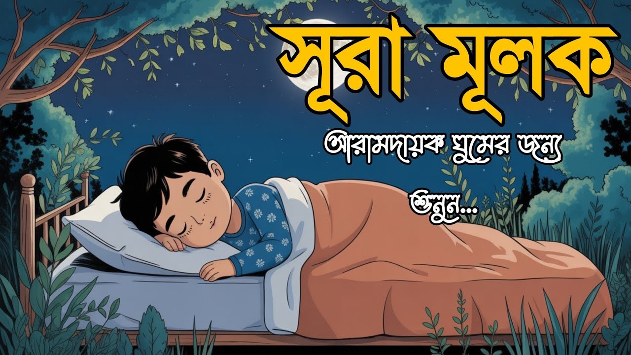 ঘুমানোর আগে অন্তর শীতল কন্ঠে শুনুন সূরা আল মূলক এক ঘন্টা তেলাওয়াত | Surah Mulk by Shamsul Haque