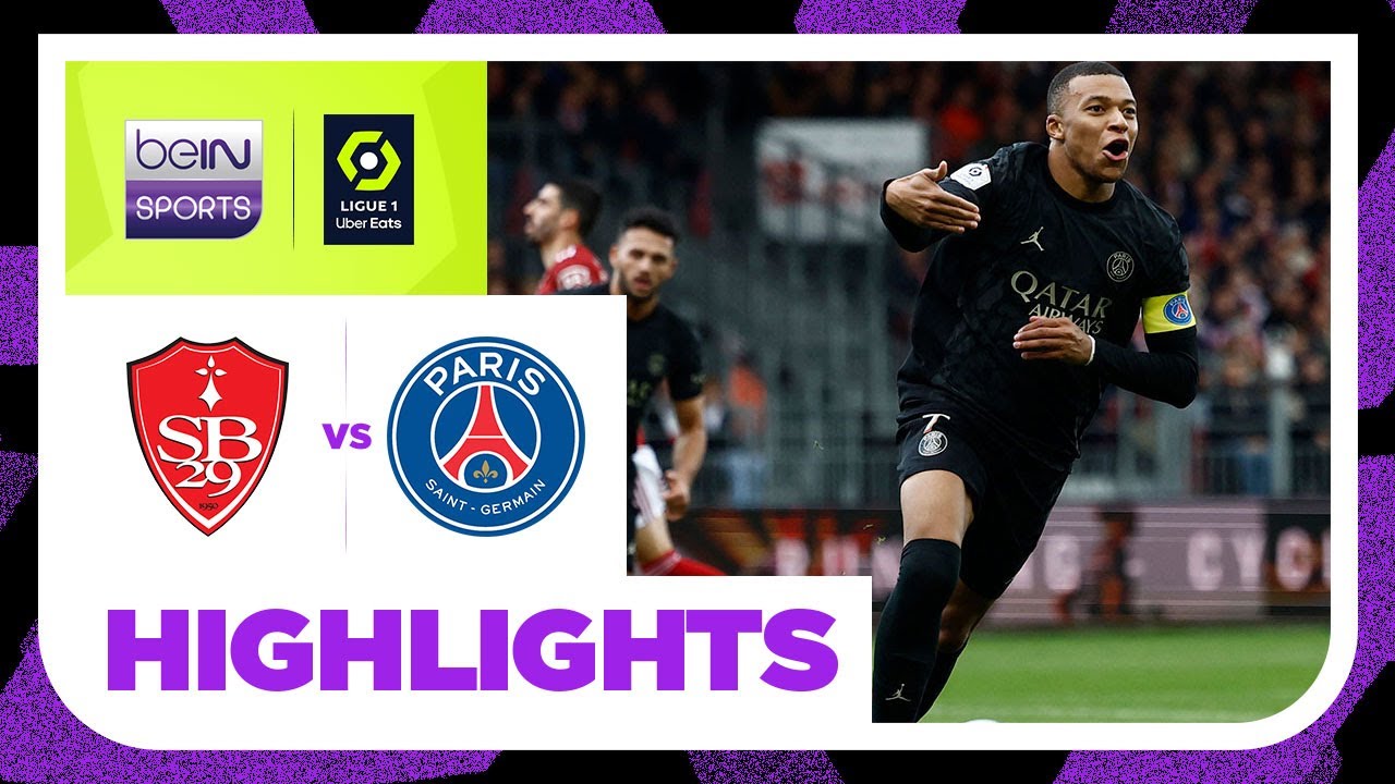 Brest v PSG | Ligue 1 23/24 Match Highlights