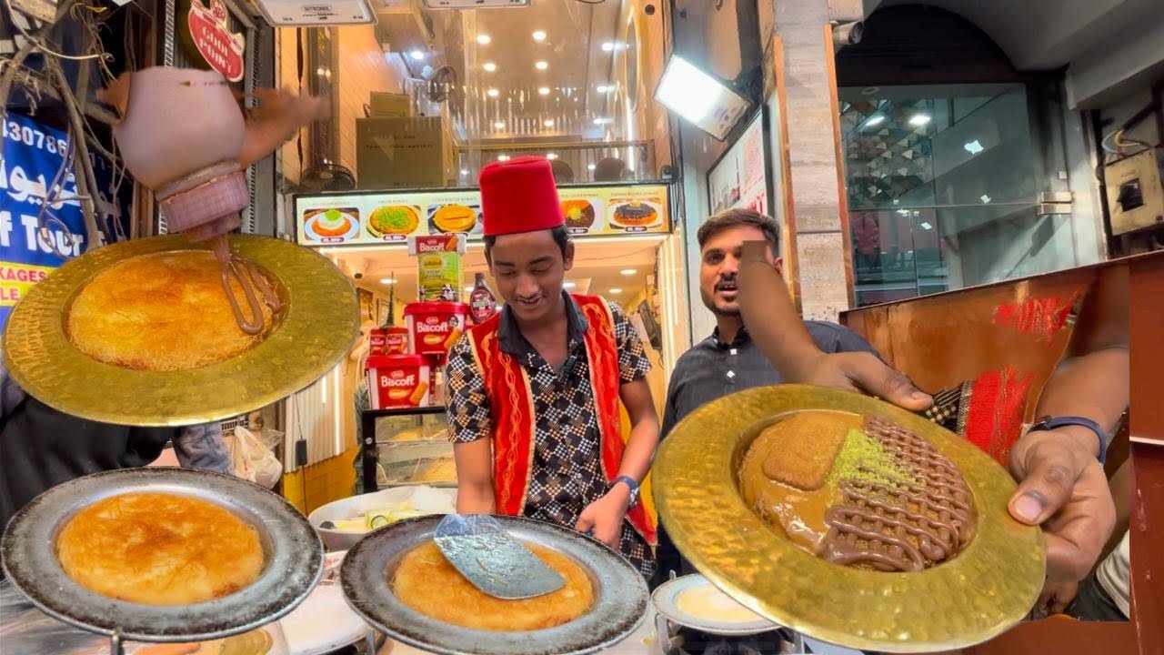 Authentic Turkish Kunafa At Jama Masjid | Bhukha Bhalu