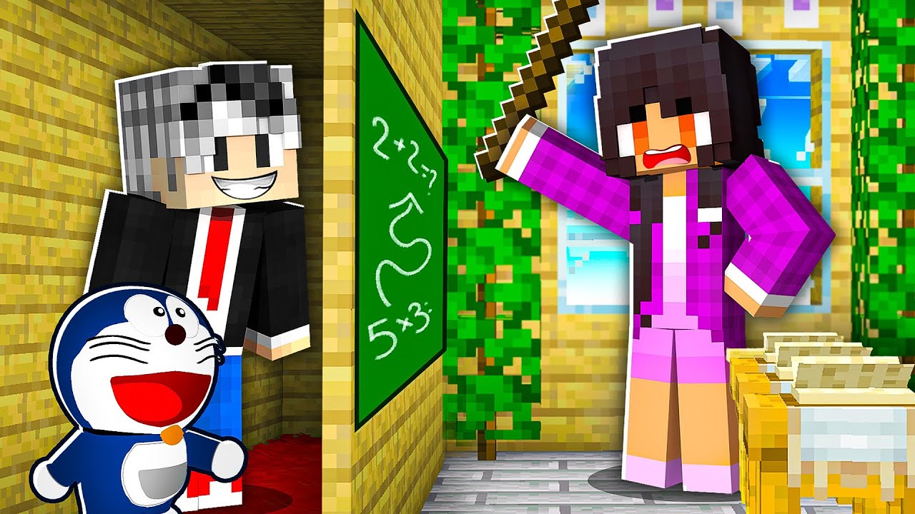 OKULDA ARKADAŞLARINIZI TROLLEMENİN 3 YOLU!  -  Minecraft