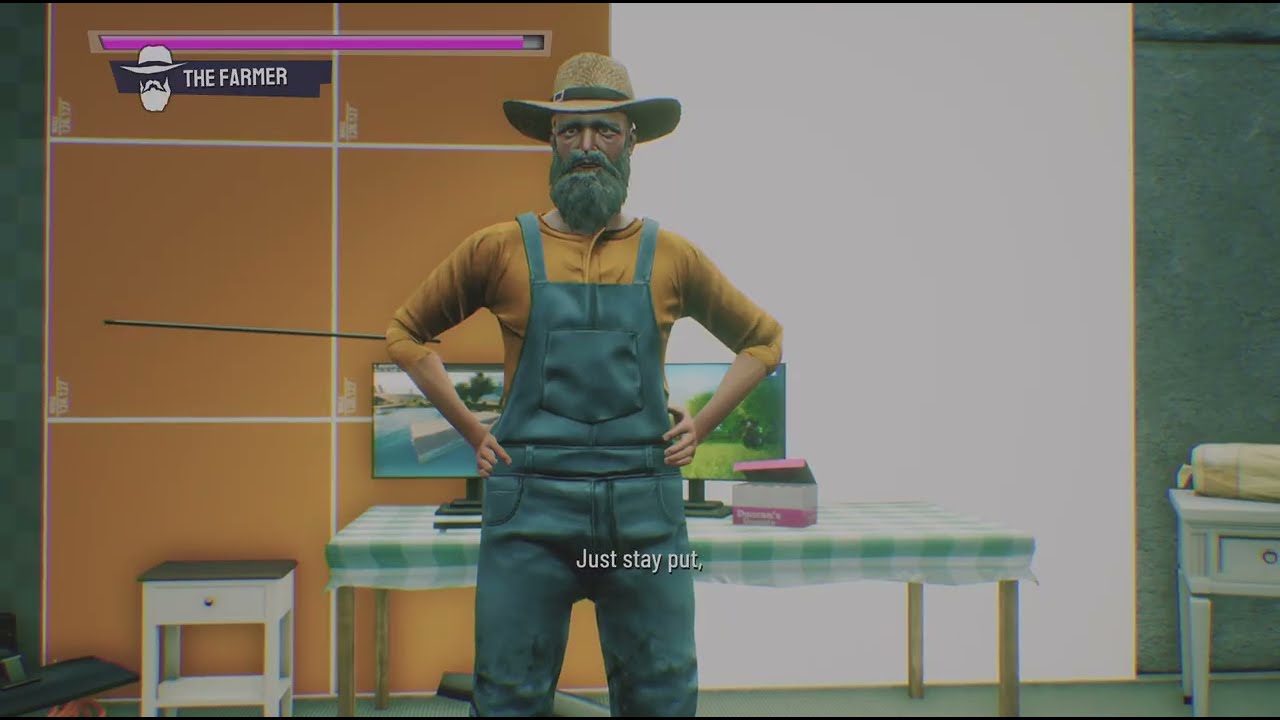Goat Simulator 3 farmer boss fight