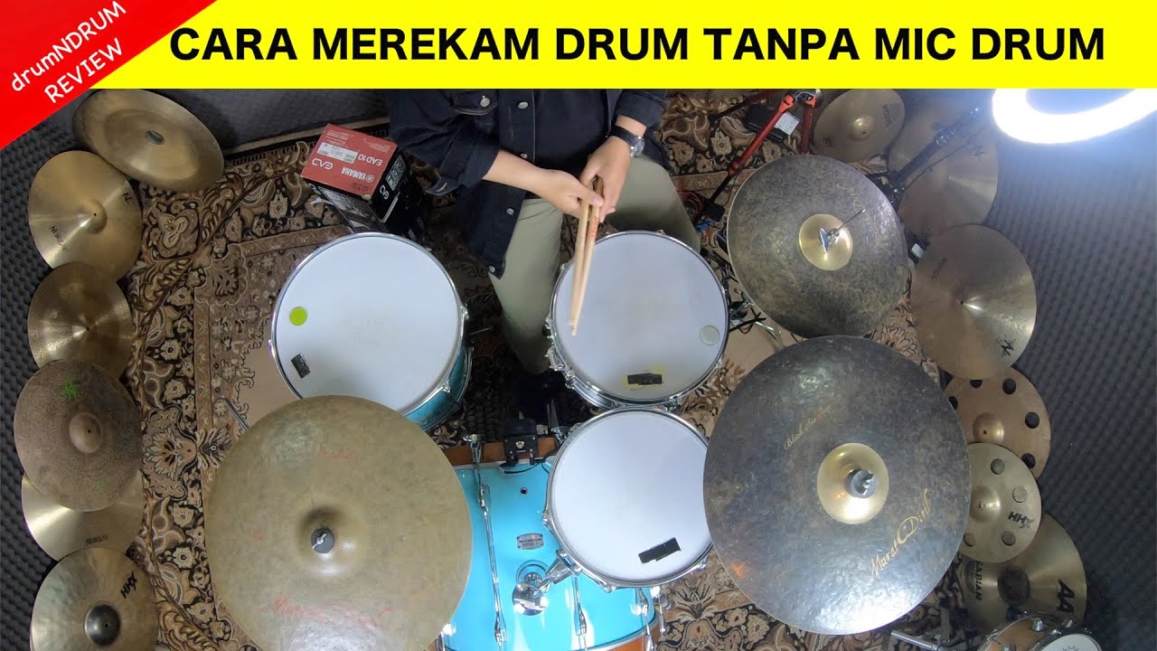 REVIEW YAMAHA EAD10 - CARA REKAM DRUM TANPA MIC DRUM