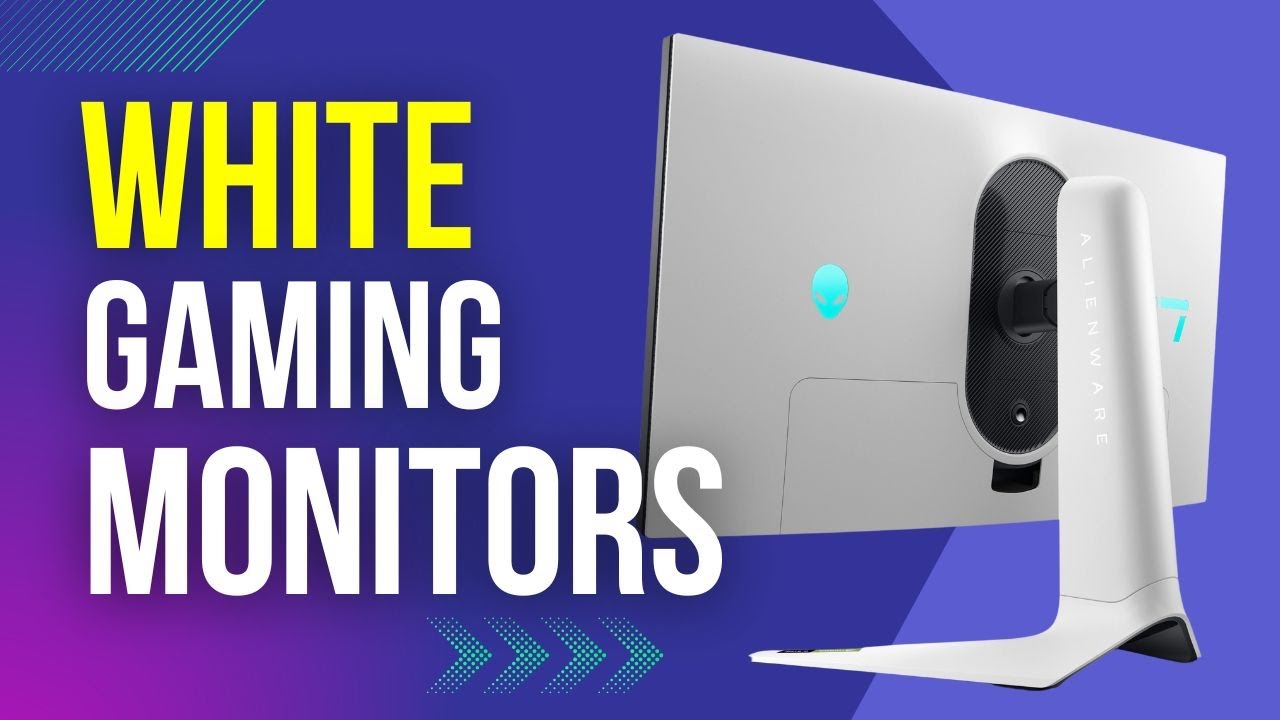 5 Best WHITE Gaming Monitors in 2025 (OLED, 240hz, Budget)