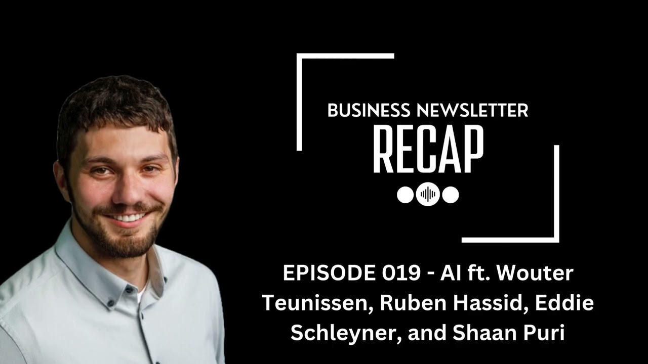 Episode 019 | AI ft. Wouter Teunissen, Ruben Hassid, Eddie Schleyner, and Shaan Puri