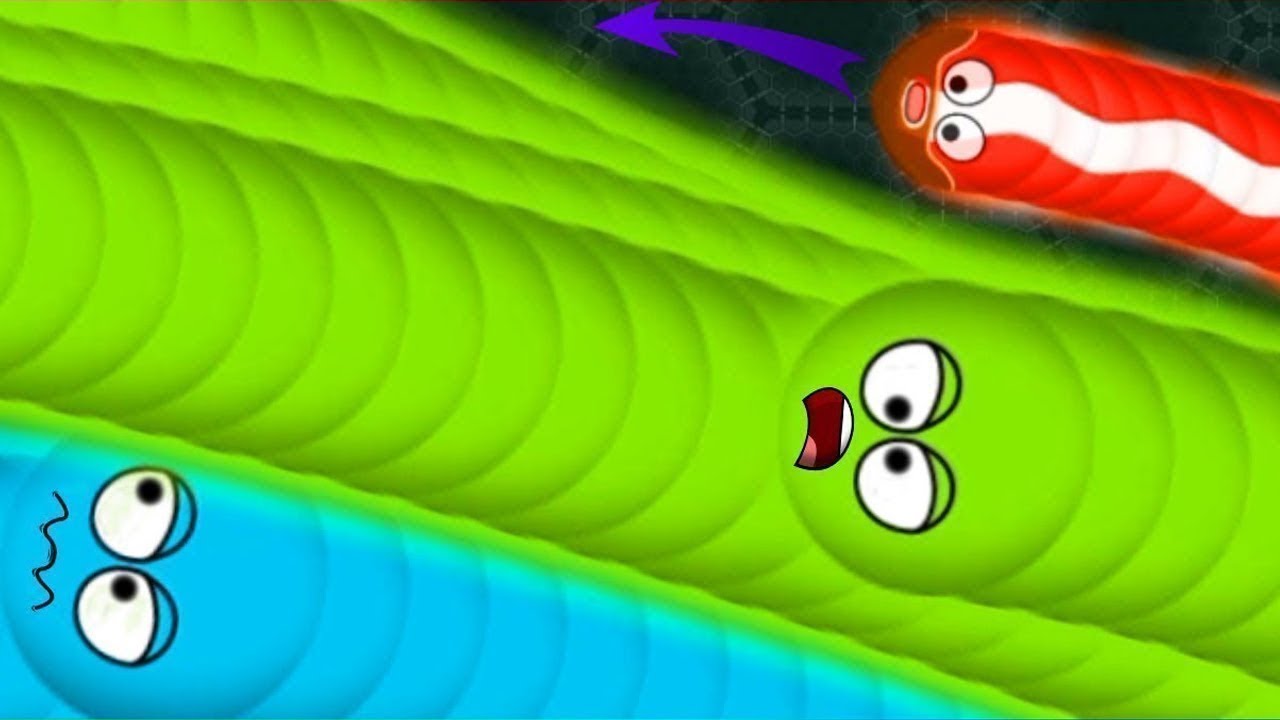 Wormate.io Best Tiny Pro Worm Ultimate Hunting Big Monster Worms Wormateio Epic Funny Moments
