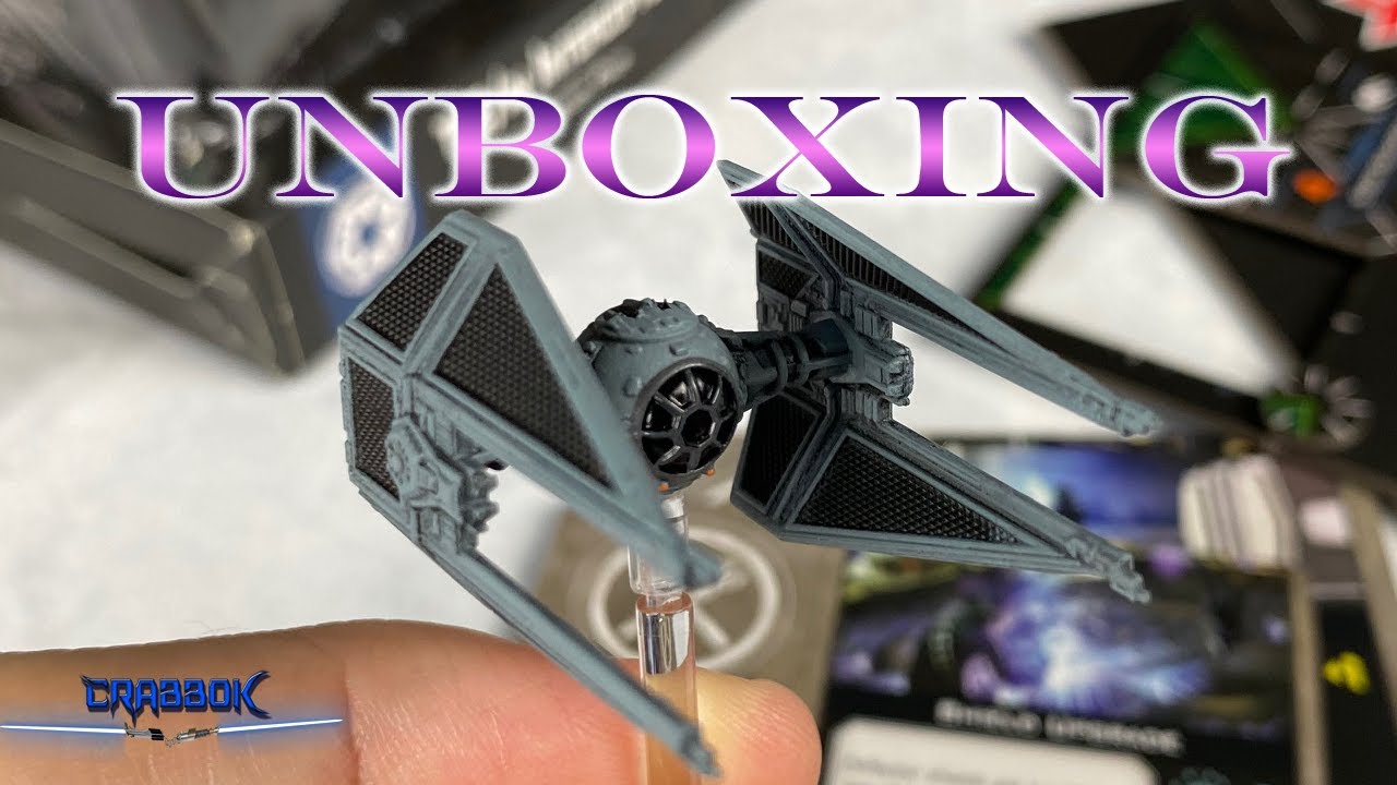 X-Wing - TIE Interceptor Unboxing and Comparison