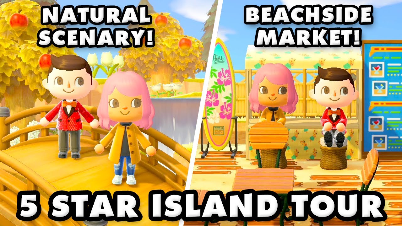 You'll Love This Southern Hemisphere 5 Star Island! Animal Crossing New Horizons Island Tour!
