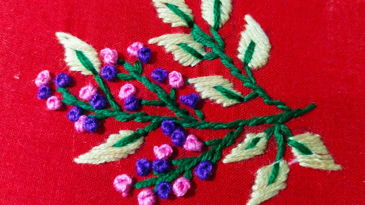Beautiful embroidery design#embroidery #likeandsubscribe 