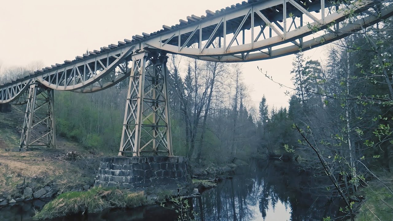 Järnvägsbron i Järle och Nora station