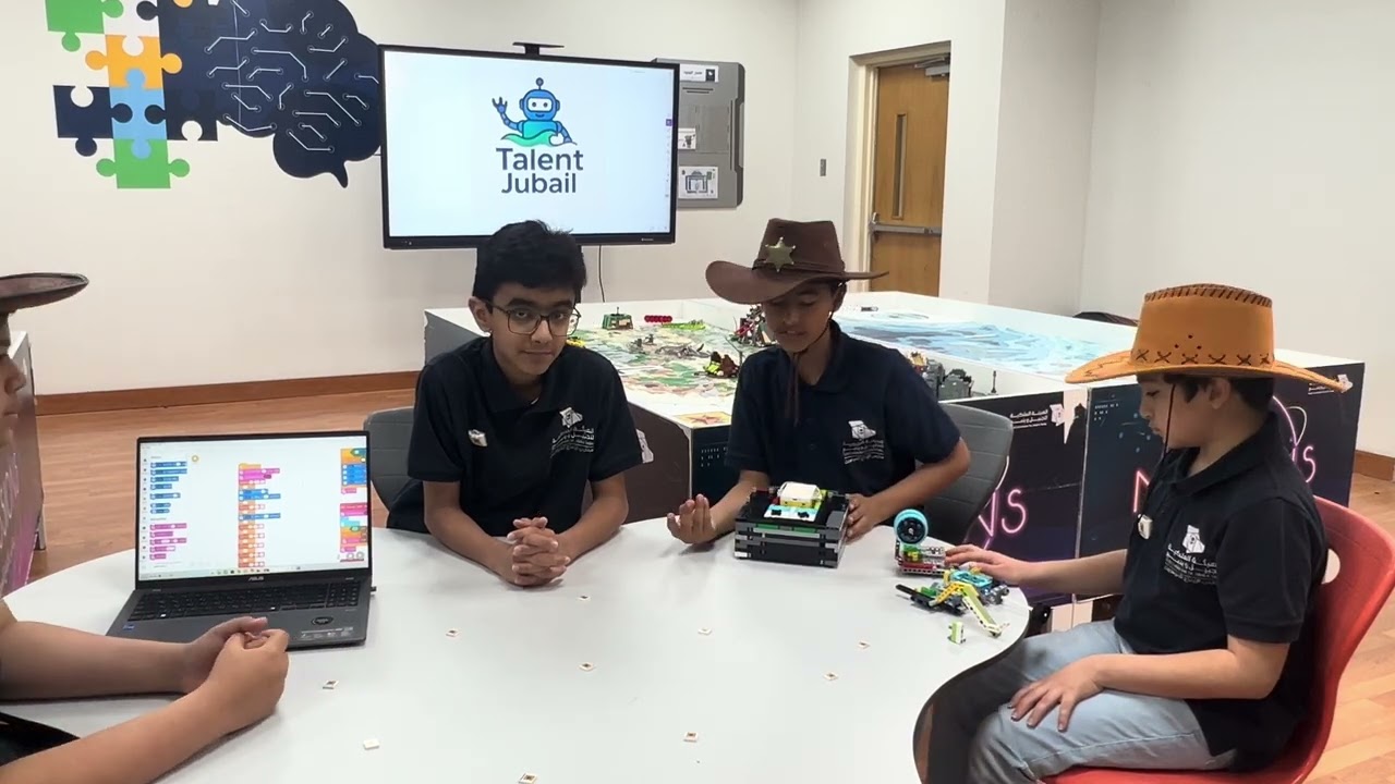 فيديو شرح تصميم وبرمجة الروبوت. Talent Jubail, FLL 2026
