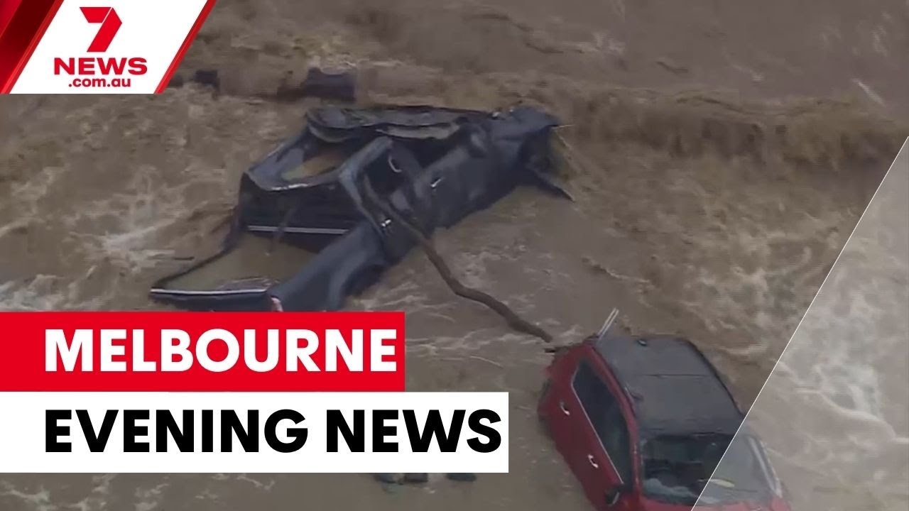 Freak deluge causes flash flooding; Human remains found inside holiday home | 7NEWS Melbourne