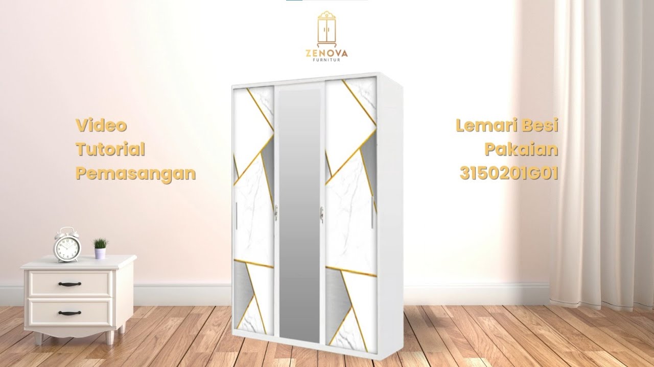 Tutorial Pemasangan Lemari 3 Pintu Zenova OLD VERSION
