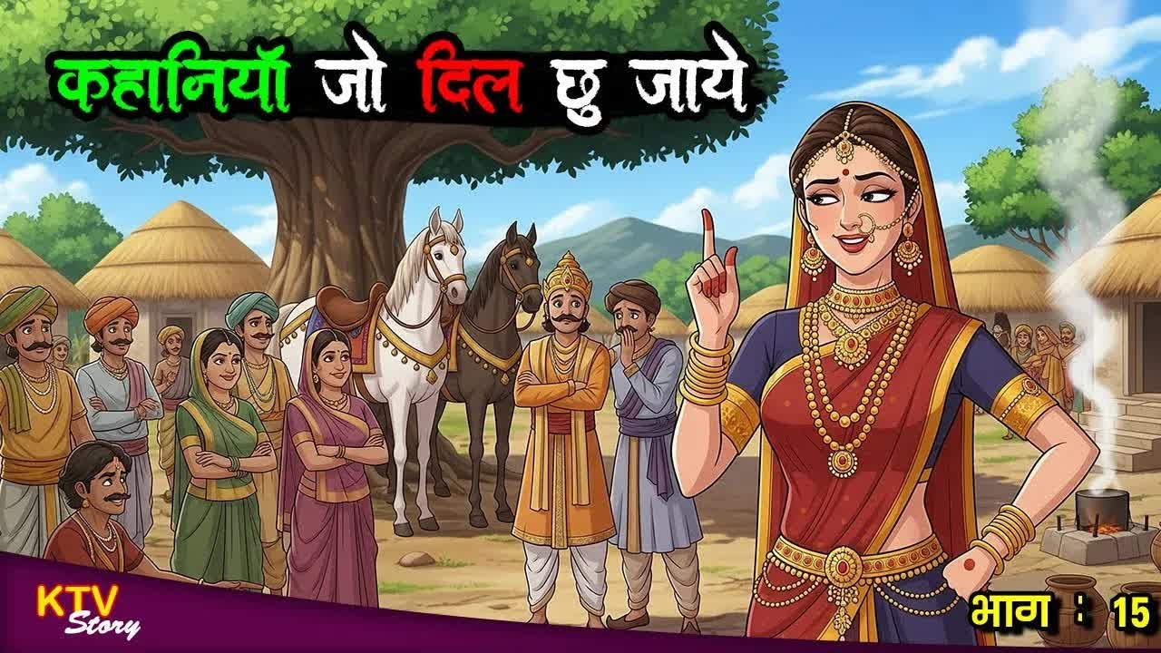 KTV643 राजा की मूर्ख रानी हिंदी कहानी, raja ki murkh rani hindi kahani, 3 kahaniya jo dil chu jaye.