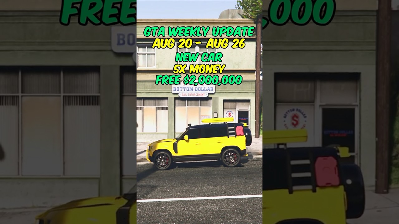 GTA Online Weekly Update - NEW Warden, 5X Money, FREE Car & More!
