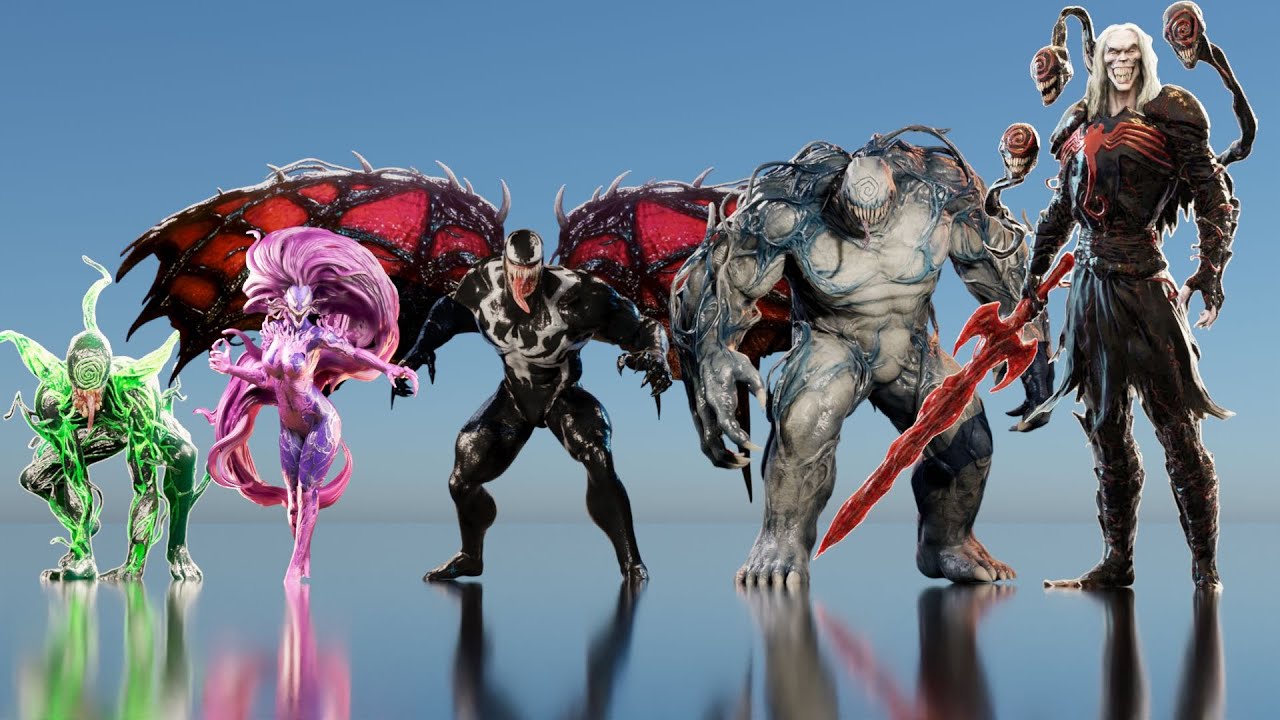 VENOM & SYMBIOTE Size Comparison.