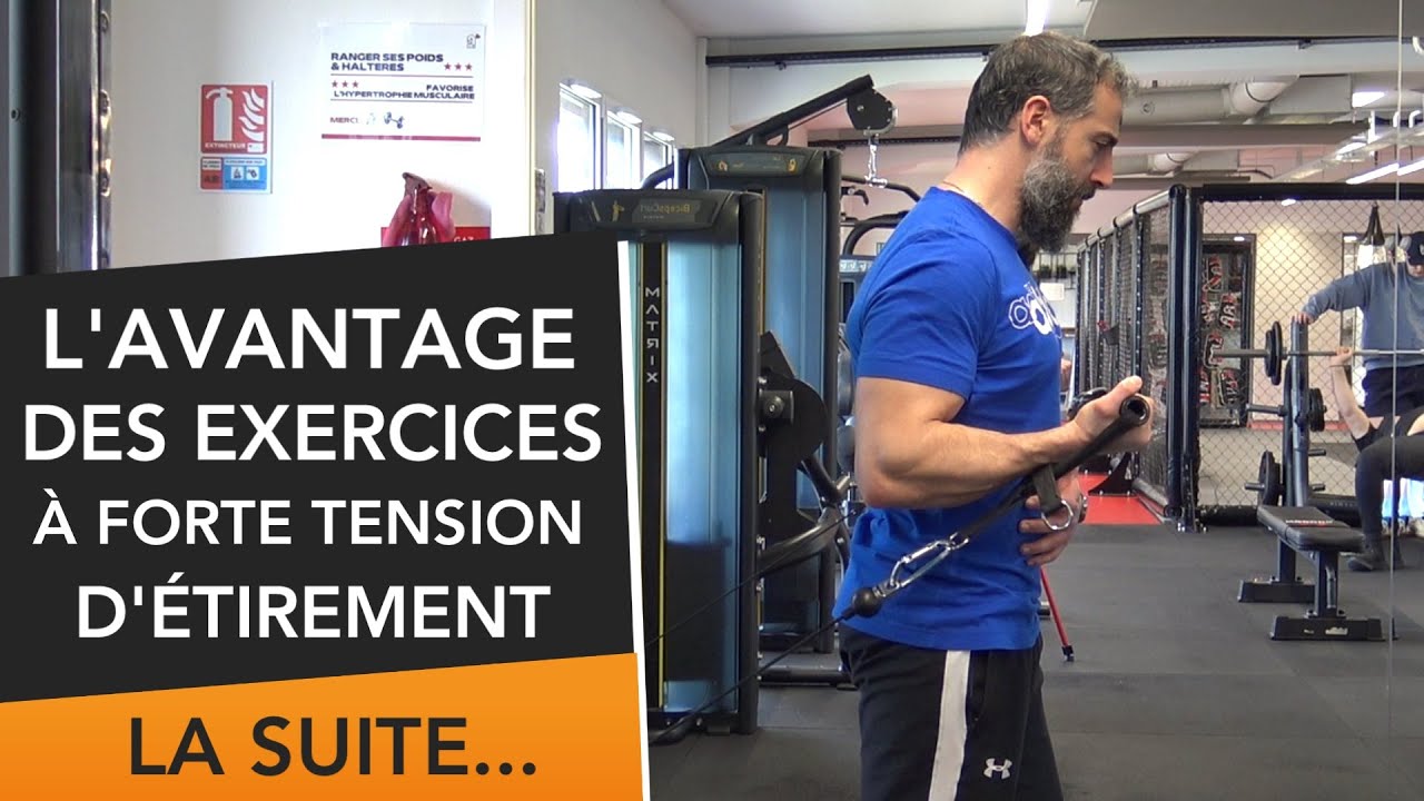 Les exercices à forte tension d’étirement sont meilleurs pour l’hypertrophie 💪