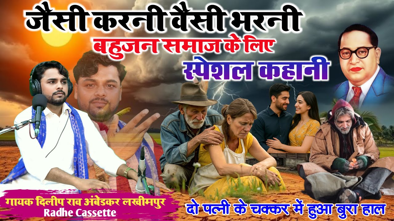 जैसी करनी वैसी भरनी | बहुजन समाज के लिए स्पेशल कहानी | गायक दिलीप राव अंबेडकर लखीमपुर