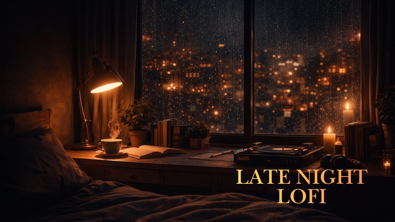 Late Night Lofi Music 🌙 Calm Focus for Study & Work | No Vocals