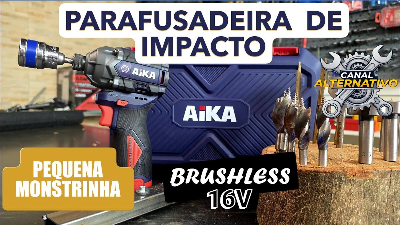 PARAFUSADEIRA AIKA 16V - AD-W150B - PEQUENA MONSTRINHA!!!