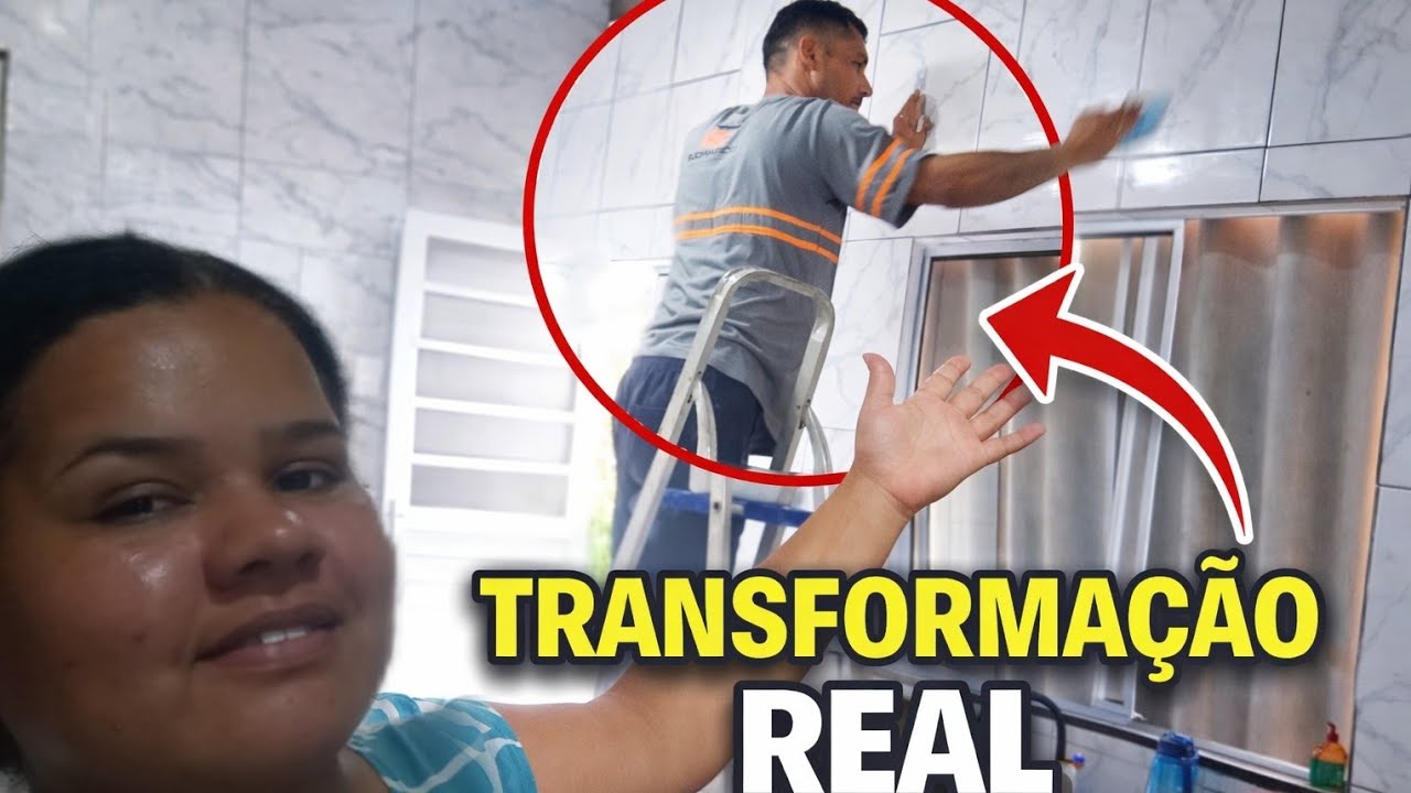 DIA DE MUITO TRABALHO/FINALIZAÇÃO DO AZULEJO DA COZINHA+COMPRAS DE MATERIAIS/ LIMPEZA NO QUINTAL