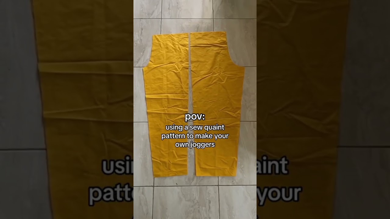 You can sew your own joggers with this downloadable Sew Quaint pattern 🧚🏽🪄 