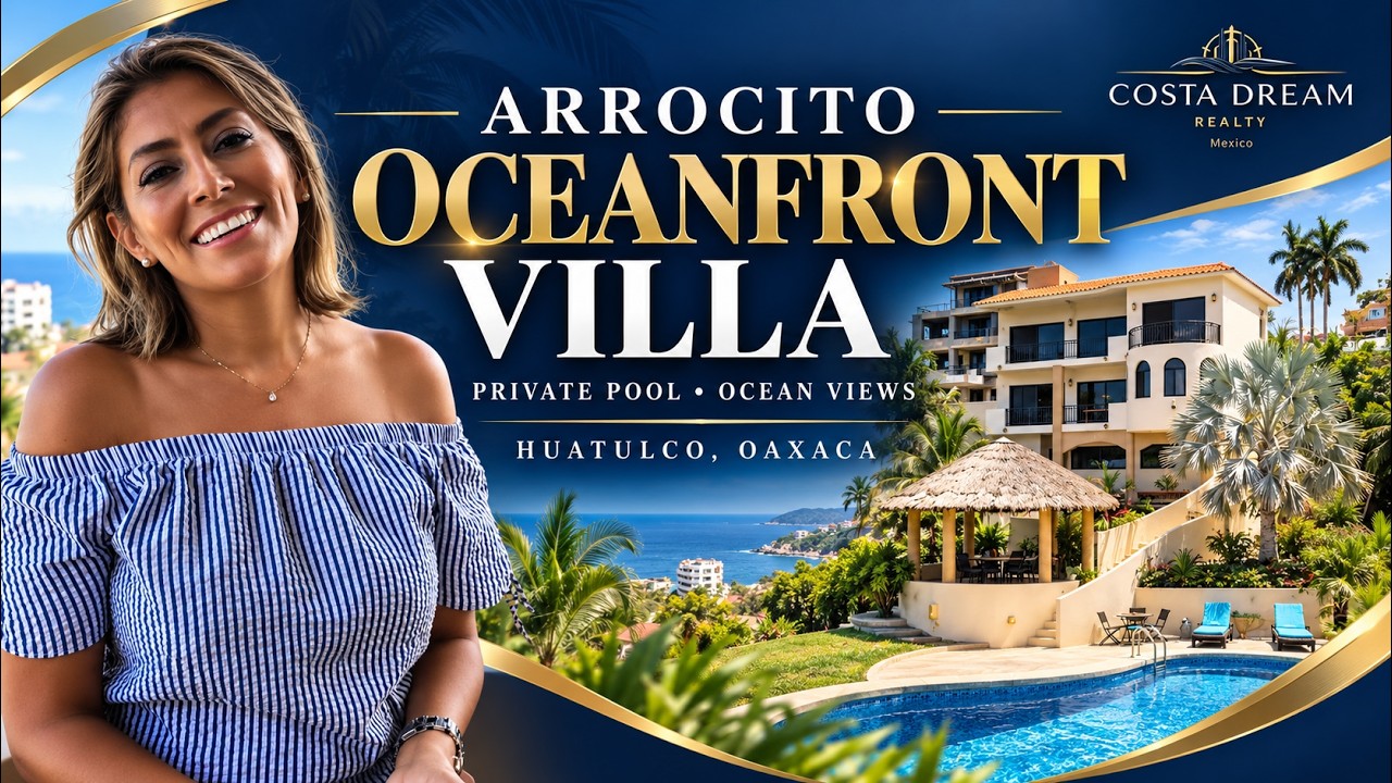 Ocean-View Villa in Arrocito, Bahías de Huatulco | Quiet Luxury, Privacy & Investment Value