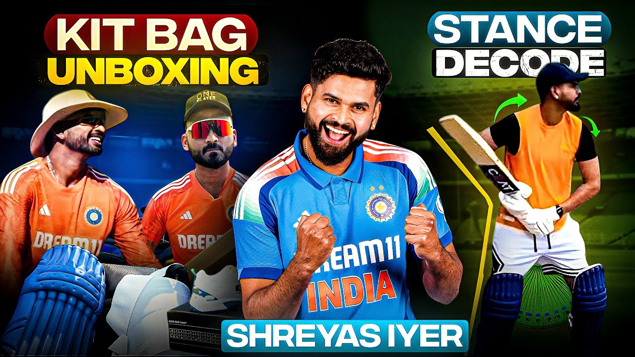 What’s inside Shreyas Iyer's KITBAG🤑🤩