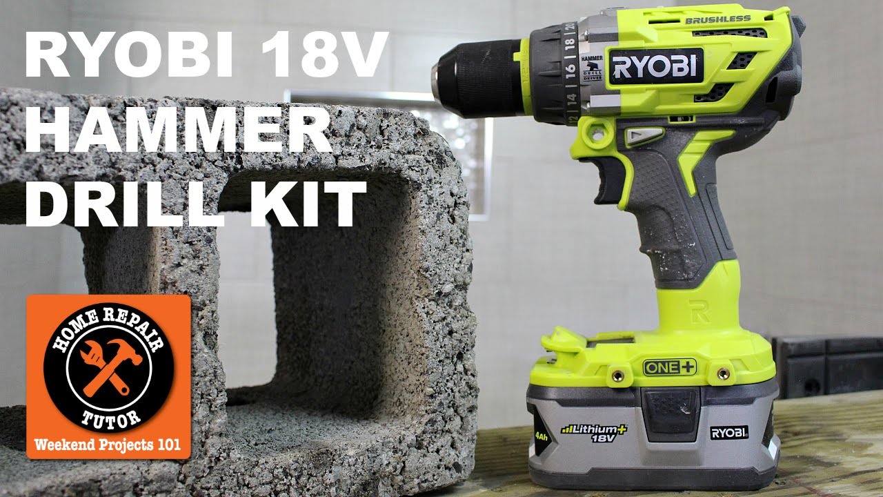 Комплект бесщеточной ударной дрели Ryobi 18 В (доступная мощность)