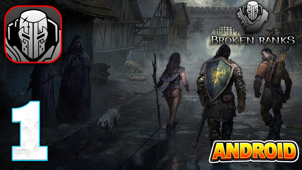 Broken Ranks Mobile - Gameplay Walkthrough Part 1 (Android) | Dark Fantasy MMORPG