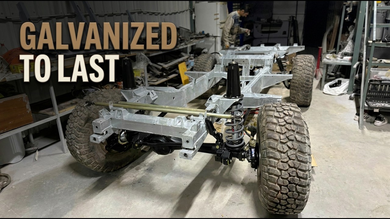 Land Rover Defender 110 V8 Restoration | Chassis Rebuild & Galvanization