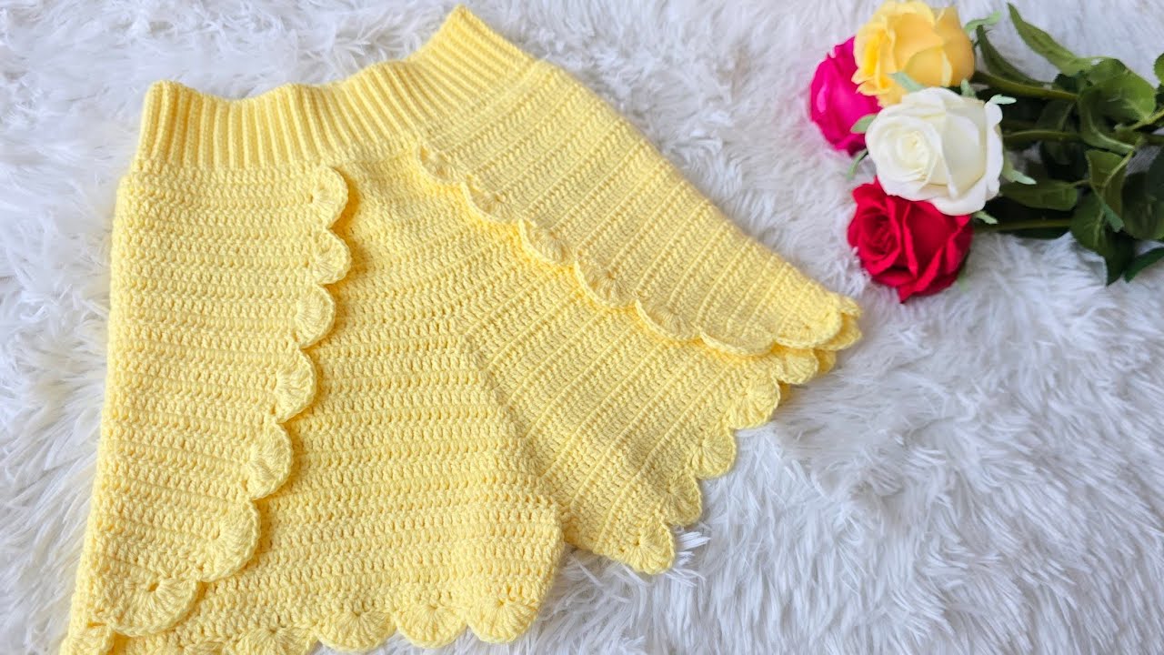 Short Tejido a Crochet Súper Cómodo y Fresco parte #4