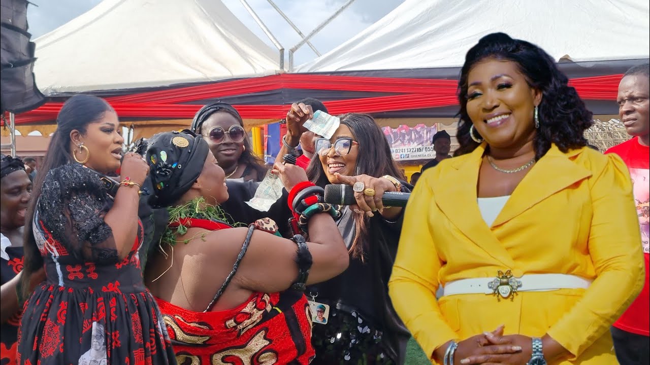 Grace Ashley (Obaa Yaa) Live performances at Manso Datano 