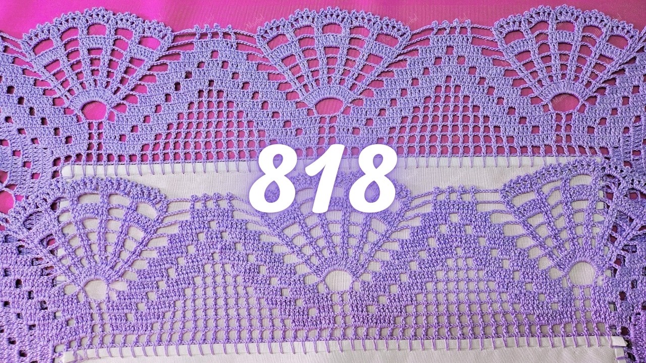 Fascinante puntilla de VUELTA Y VUELTA ideal para manteles o servilletas grandes  😍💯  818