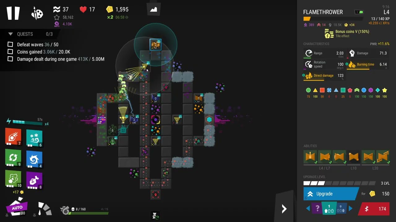 Infinitode 2 - Let's Play - level 6.6- 3 star