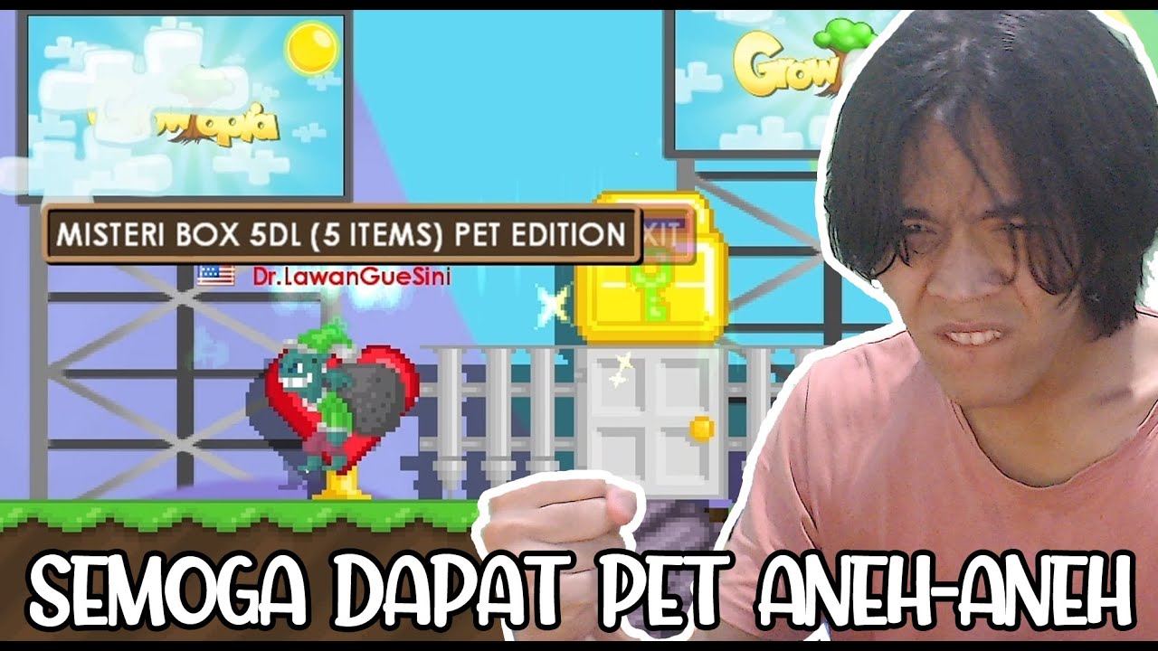 BUKA MISTERI BOX YANG SAYA BELI DARI TEMEN SEHARGA 5DL PET EDITION - GROWTOPIA INDONESIA