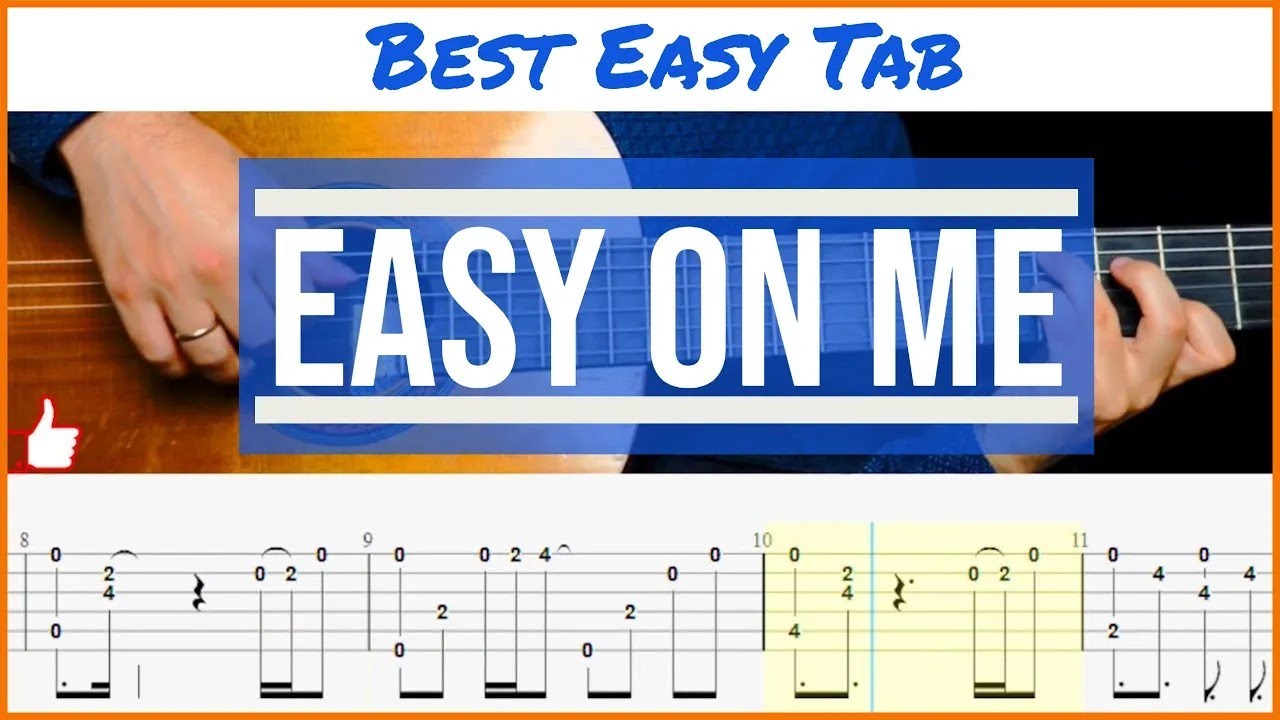 Adele - Easy on me Fingerstyle Guitar Tab