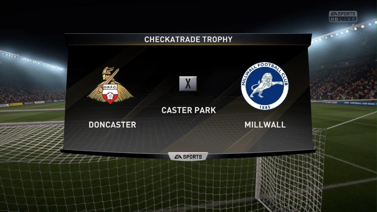 FIFA 17| Modo Carreira - Doncaster| Eliminação para o Millwall na 2ª Fase da Checkatrade Trophy! #21