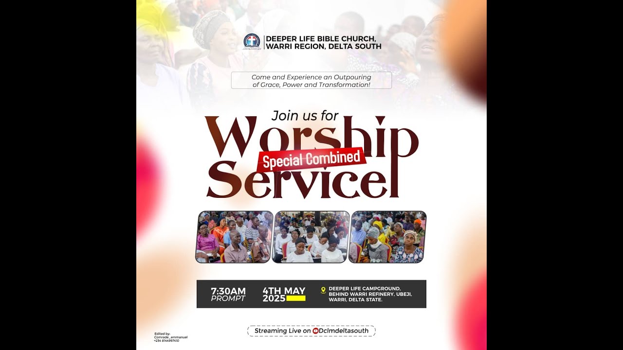 SPECIAL ABRAKA COMBINED SUNDAY WORSHIP SERVICE WITH THE STATE OVERSEER