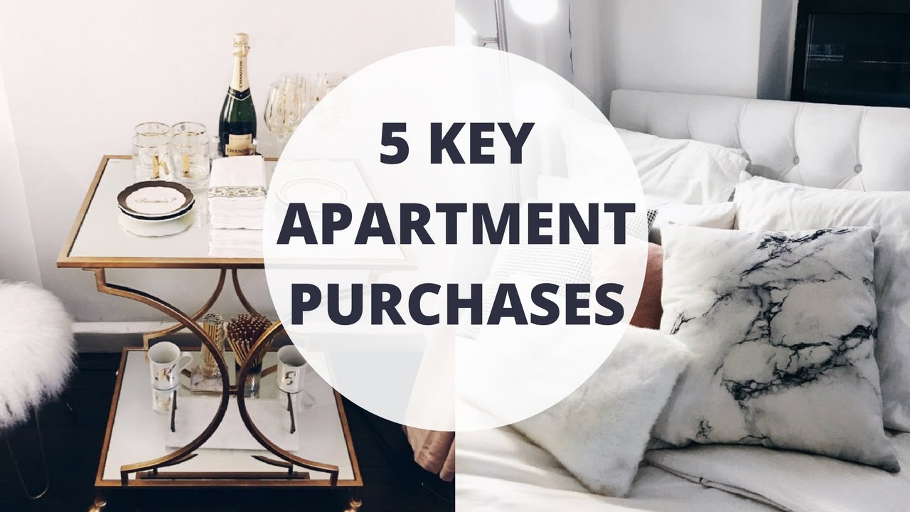 5 KEY APARTMENT PURCHASES - NYC APARTMENT - MY COUCH, BED & MORE!